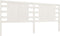 vidaXL - Hoofdbord - 126x4x100 - cm - massief - grenenhout - wit