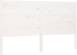 vidaXL - Hoofdbord - 126x4x100 - cm - massief - grenenhout - wit