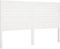 vidaXL - Hoofdbord - 126x4x100 - cm - massief - grenenhout - wit