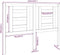 vidaXL - Hoofdbord - 126x4x100 - cm - massief - grenenhout - wit