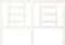 vidaXL - Hoofdbord - 126x4x100 - cm - massief - grenenhout - wit