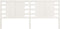 vidaXL - Hoofdbord - 126x4x100 - cm - massief - grenenhout - wit