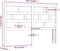 vidaXL - Hoofdbord - 126x4x100 - cm - massief - grenenhout - wit