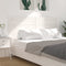 vidaXL - Hoofdbord - 126x4x100 - cm - massief - grenenhout - wit