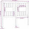 vidaXL - Hoofdbord - 126x4x100 - cm - massief - grenenhout - zwart