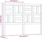 vidaXL - Hoofdbord - 126x4x104 - cm - massief - grenenhout