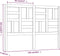 vidaXL - Hoofdbord - 126x4x104 - cm - massief - grenenhout - wit