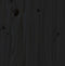 vidaXL - Hoofdbord - 126x4x104 - cm - massief - grenenhout - zwart