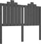 vidaXL - Hoofdbord - 126x4x110 - cm - massief - grenenhout - grijs