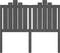 vidaXL - Hoofdbord - 126x4x110 - cm - massief - grenenhout - grijs