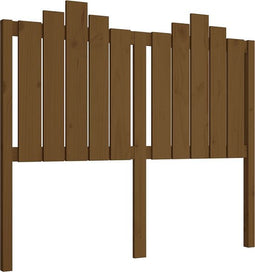 vidaXL - Hoofdbord - 126x4x110 - cm - massief - grenenhout - honingbruin