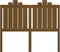 vidaXL - Hoofdbord - 126x4x110 - cm - massief - grenenhout - honingbruin