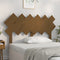 vidaXL - Hoofdbord - 132x3x81 - cm - massief - grenenhout - honingbruin