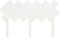 vidaXL - Hoofdbord - 132x3x81 - cm - massief - grenenhout - wit