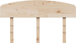 vidaXL - Hoofdbord - 135 - cm - massief - grenenhout