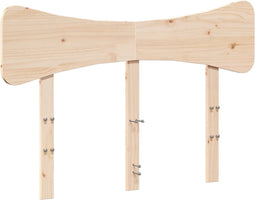 vidaXL - Hoofdbord - 135 - cm - massief - grenenhout