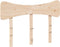 vidaXL - Hoofdbord - 135 - cm - massief - grenenhout