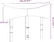 vidaXL - Hoofdbord - 135 - cm - massief - grenenhout