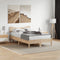 vidaXL - Hoofdbord - 135 - cm - massief - grenenhout