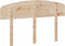 vidaXL - Hoofdbord - 135 - cm - massief - grenenhout