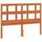 vidaXL - Hoofdbord - 135 - cm - massief - grenenhout - wasbruin