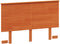 vidaXL - Hoofdbord - 135 - cm - massief - grenenhout - wasbruin