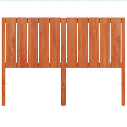 vidaXL - Hoofdbord - 135 - cm - massief - grenenhout - wasbruin