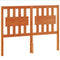 vidaXL - Hoofdbord - 135 - cm - massief - grenenhout - wasbruin