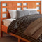vidaXL - Hoofdbord - 135 - cm - massief - grenenhout - wasbruin