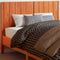 vidaXL - Hoofdbord - 135 - cm - massief - grenenhout - wasbruin