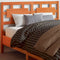 vidaXL - Hoofdbord - 135 - cm - massief - grenenhout - wasbruin
