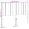 vidaXL - Hoofdbord - 135 - cm - massief - grenenhout - wasbruin