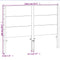 vidaXL - Hoofdbord - 135 - cm - massief - grenenhout - wasbruin