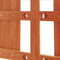 vidaXL - Hoofdbord - 135 - cm - massief - grenenhout - wasbruin