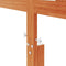 vidaXL - Hoofdbord - 135 - cm - massief - grenenhout - wasbruin