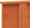 vidaXL - Hoofdbord - 135 - cm - massief - grenenhout - wasbruin