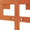 vidaXL - Hoofdbord - 135 - cm - massief - grenenhout - wasbruin