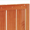 vidaXL - Hoofdbord - 135 - cm - massief - grenenhout - wasbruin