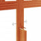 vidaXL - Hoofdbord - 135 - cm - massief - grenenhout - wasbruin