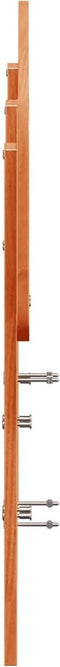 vidaXL - Hoofdbord - 135 - cm - massief - grenenhout - wasbruin