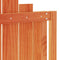 vidaXL - Hoofdbord - 135 - cm - massief - grenenhout - wasbruin