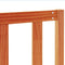 vidaXL - Hoofdbord - 135 - cm - massief - grenenhout - wasbruin