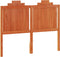 vidaXL - Hoofdbord - 135 - cm - massief - grenenhout - wasbruin