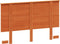 vidaXL - Hoofdbord - 135 - cm - massief - grenenhout - wasbruin