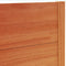 vidaXL - Hoofdbord - 135 - cm - massief - grenenhout - wasbruin