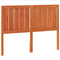 vidaXL - Hoofdbord - 135 - cm - massief - grenenhout - wasbruin