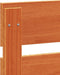 vidaXL - Hoofdbord - 135 - cm - massief - grenenhout - wasbruin