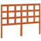 vidaXL - Hoofdbord - 135 - cm - massief - grenenhout - wasbruin