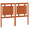 vidaXL - Hoofdbord - 135 - cm - massief - grenenhout - wasbruin