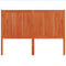 vidaXL - Hoofdbord - 135 - cm - massief - grenenhout - wasbruin